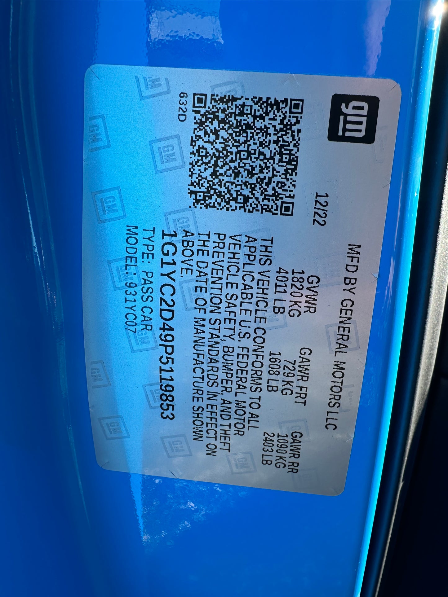 2023 Chevrolet Corvette Stingray