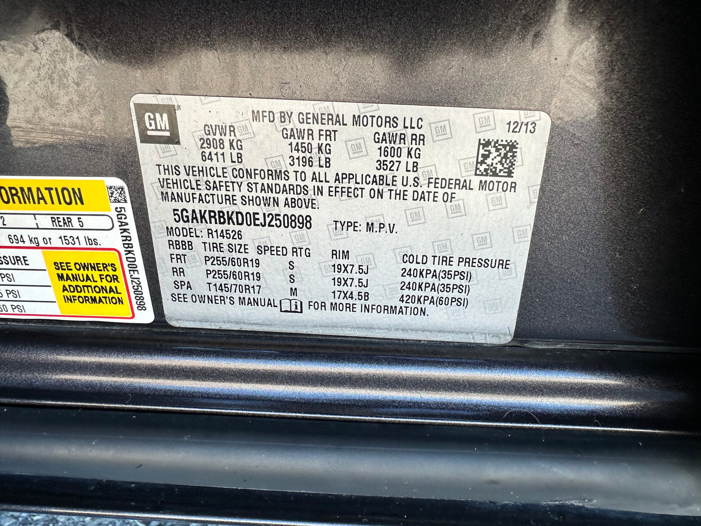 2014 Buick Enclave Leather